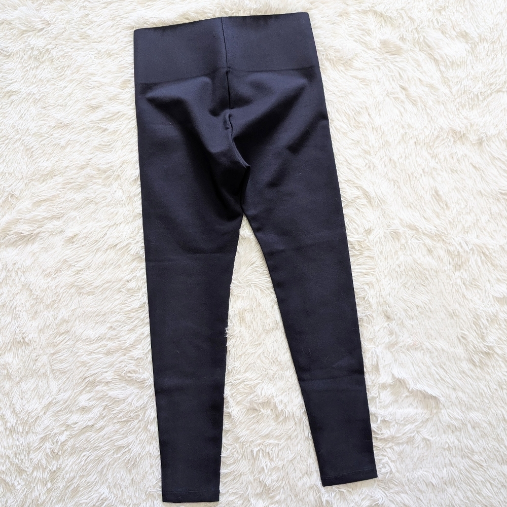 NWT Loft Navy Blue High Waisted Sliming Ponte Layering Leggings Size XXS Petite - Picture 4 of 11
